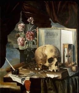 Old Books And Fresh Flowers