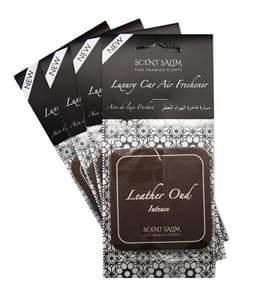 Leather Oud Car-airfresheners X4