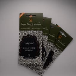 Woody Oud Car-airfresheners X4