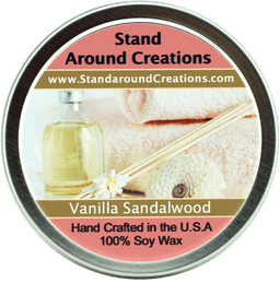 Vanilla Sandalwood Tin 6-oz.