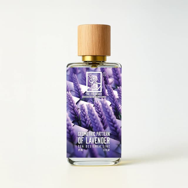 Dua Fragrances Geometric Pattern Of Lavender